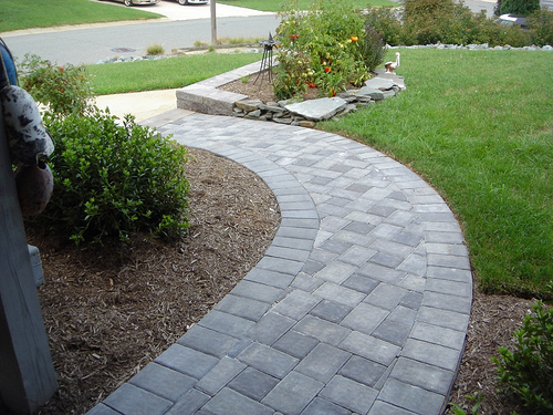 In which there are stepping stones on the yard